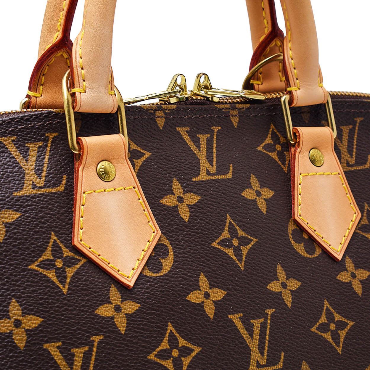 Louis Vuitton - Monogram Canvas Leather Alma PM Bag 